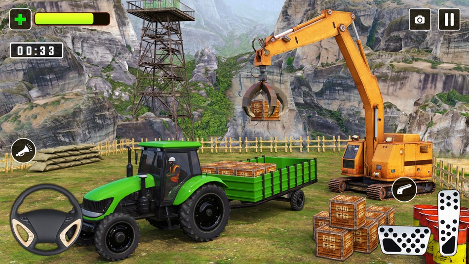 #4. Tractor Games Trailer Pull 3D (iOS) 由: Uma Maheswarao Bollimuntha