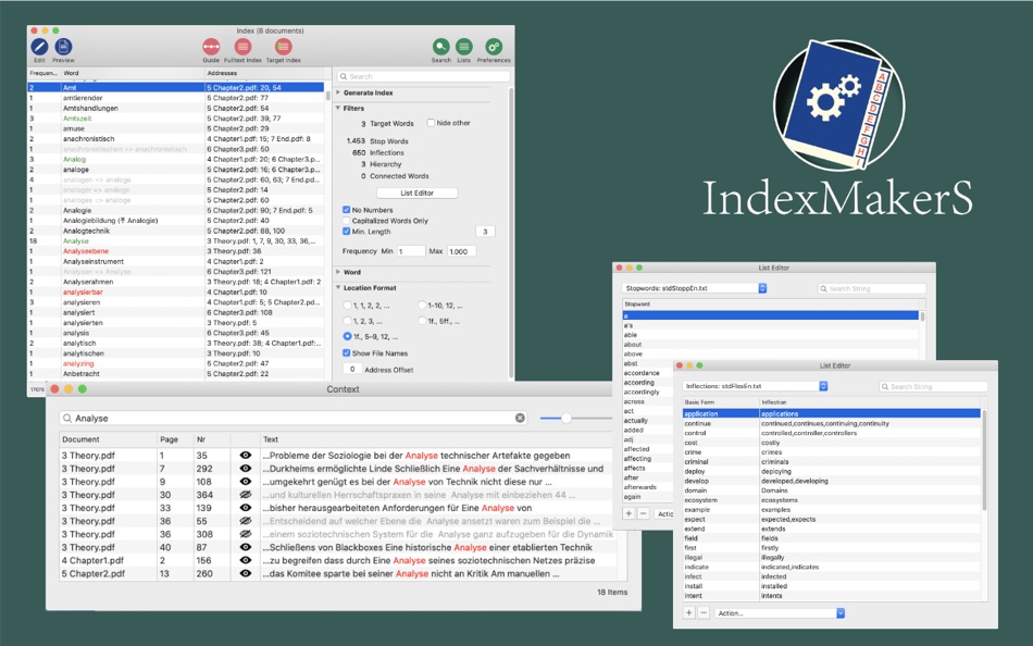 #2. IndexMakerS (macOS) 由: McEbs