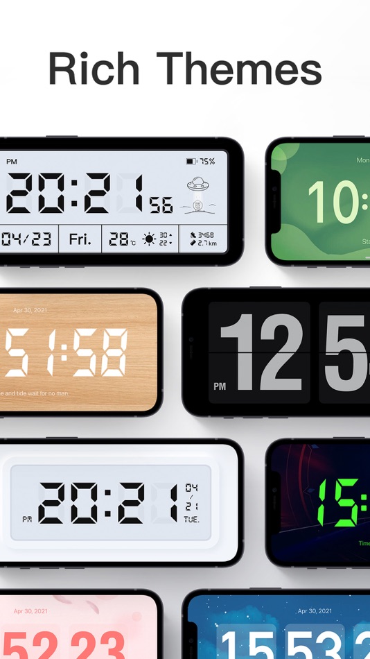 #2. DClock - Digital Flip Clock (iOS) 由: 少杰 施