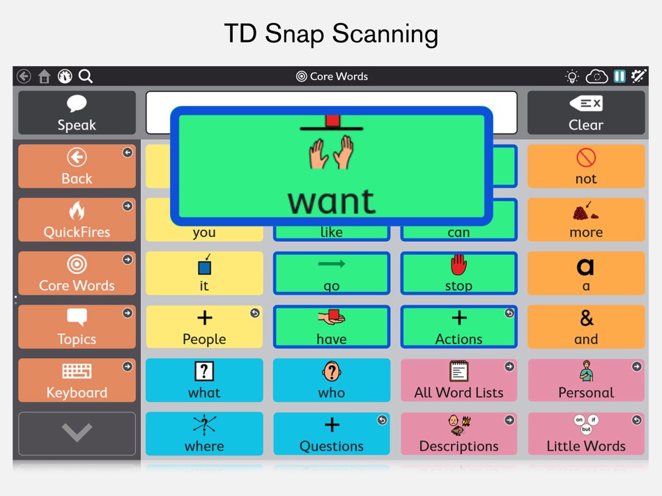 #4. TD Snap® AAC Legacy (iOS) 由: Tobii Dynavox LLC