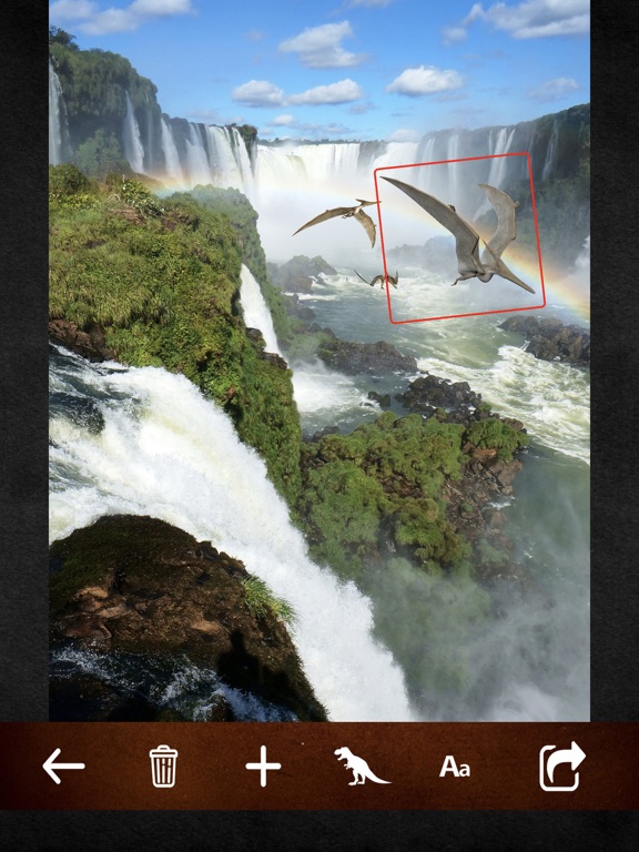 Dino Camera - Virtual Stickers iPad screenshot 6 - Photo & Video app