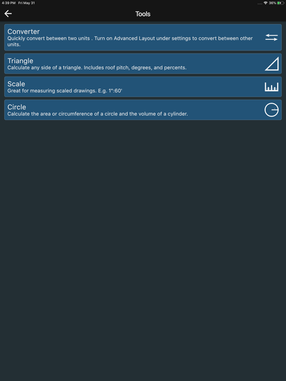 Screenshot #6 pour Feet and Inches Calculator