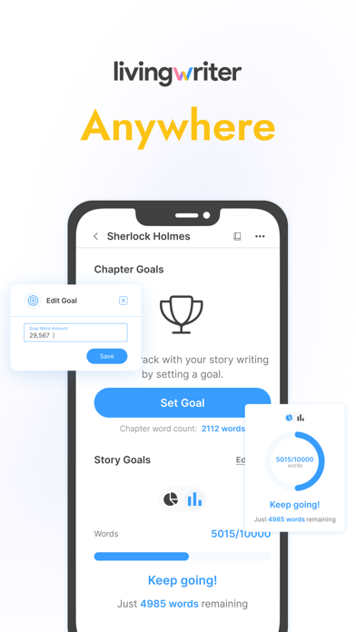 LivingWriter: Write Anywhere Screenshot