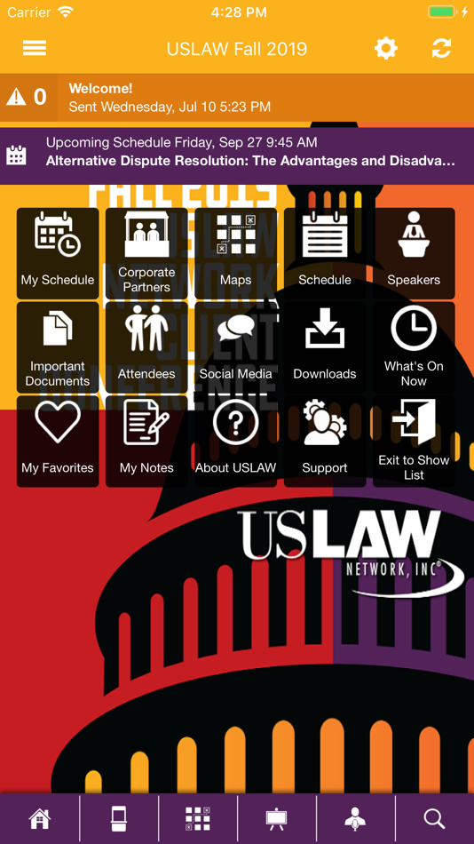 #2. USLAW Events (iOS) 由: USLAW NETWORK, Inc