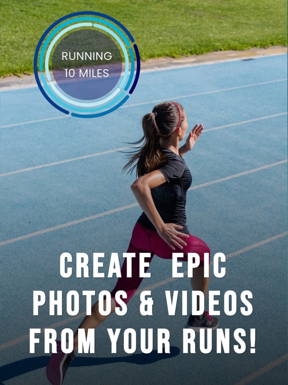 Screenshot #4 pour Run Photo, Workout Data, Stats