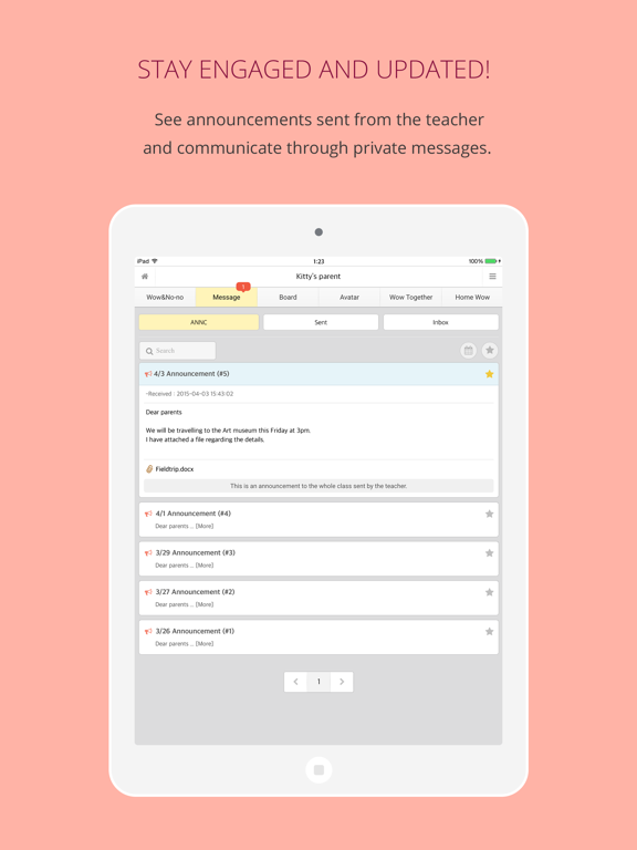 Screenshot #6 pour Parent Class123