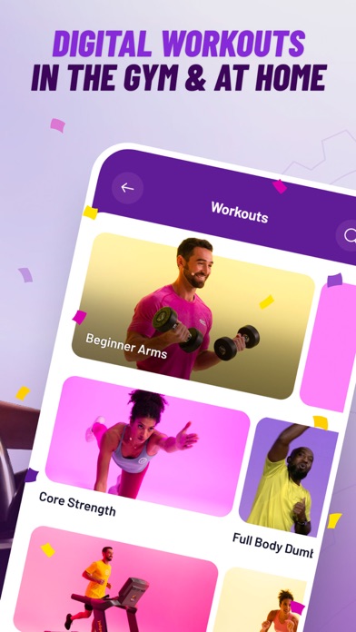 Screenshot 2 of Planet Fitness Workouts App