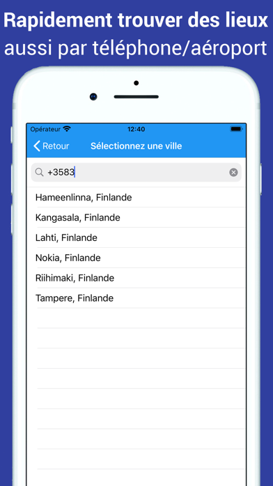 Screenshot #3 pour Horzono Fuseax Horaires