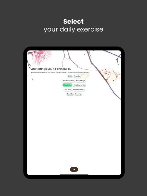 OCD.app - Anxiety, PTSD, CBT iPad screenshot 6 - Medical app