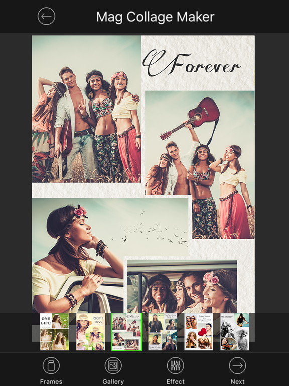Mag Collage Maker Photo Editor iPad screenshot
