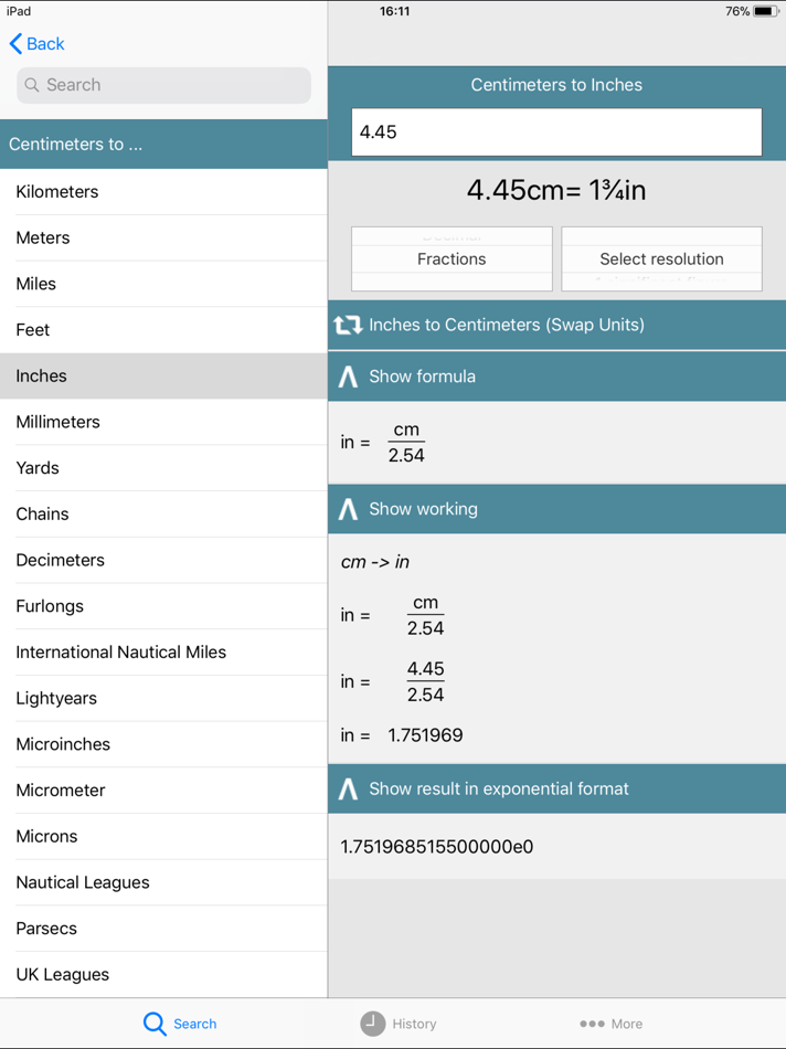#5. Metric Conversion tool (iOS) 由: Wight Hat