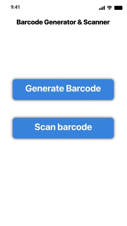 Barcode Generator & Scanner ・