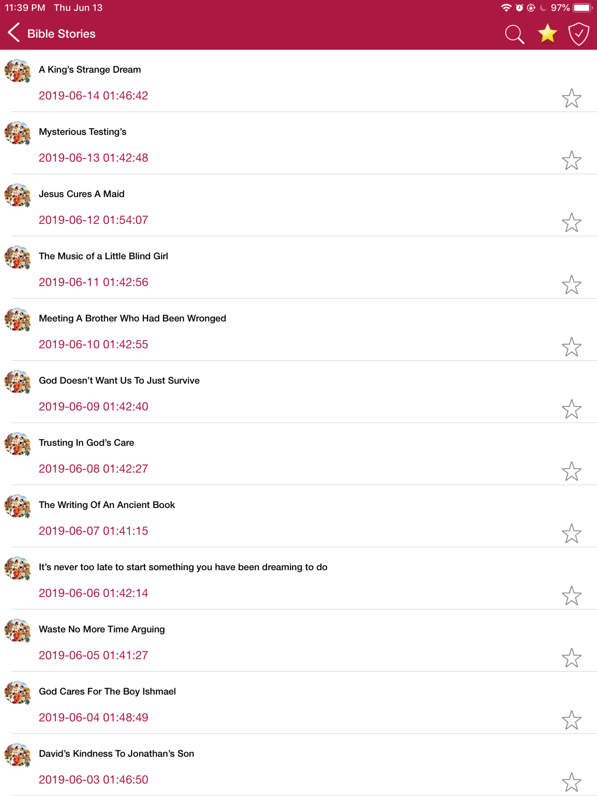 Daily Bible Stories