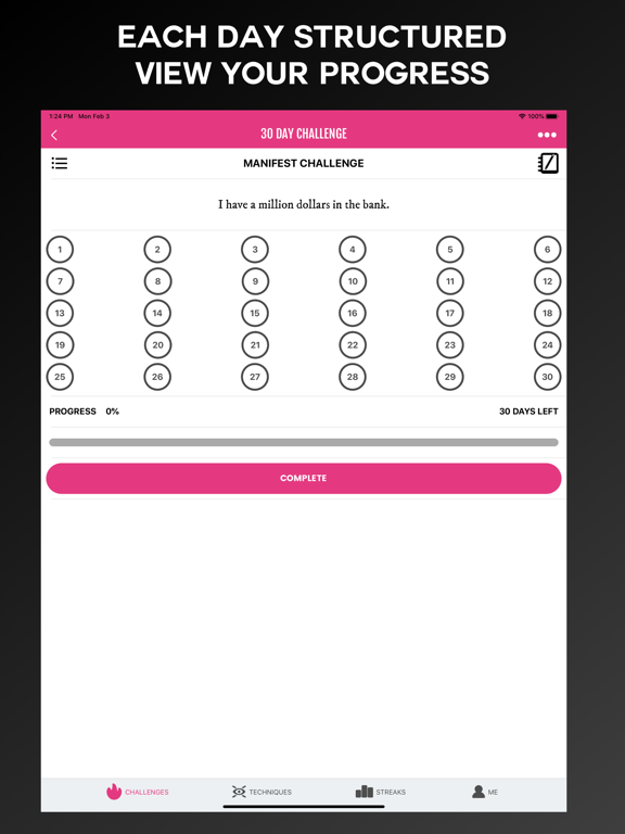 Create & Manifest Dream Goals iPad screenshot