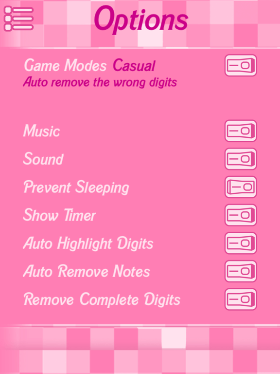 Pink Sudoku iPad screenshot 5 - Games app