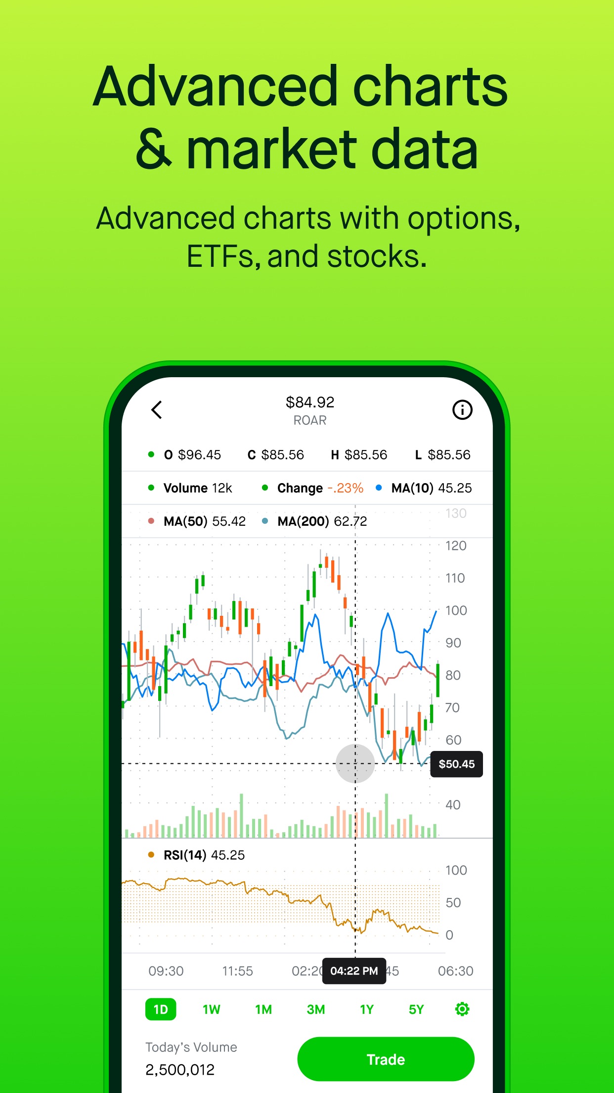 Screenshot do app Robinhood: Investing for All