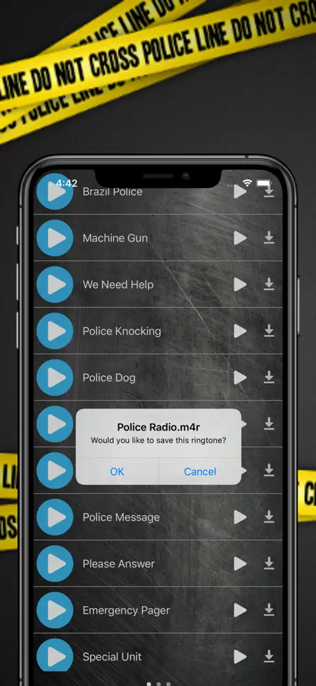 Tonos de llamada de la policía