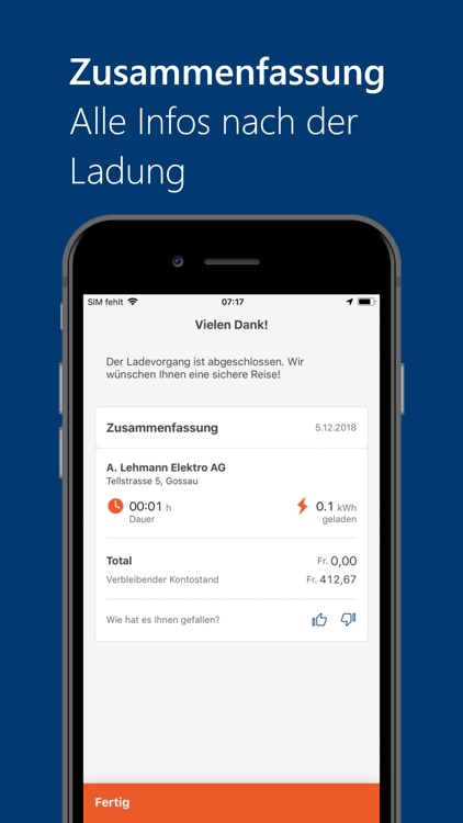 swisscharge.ch eMobility App