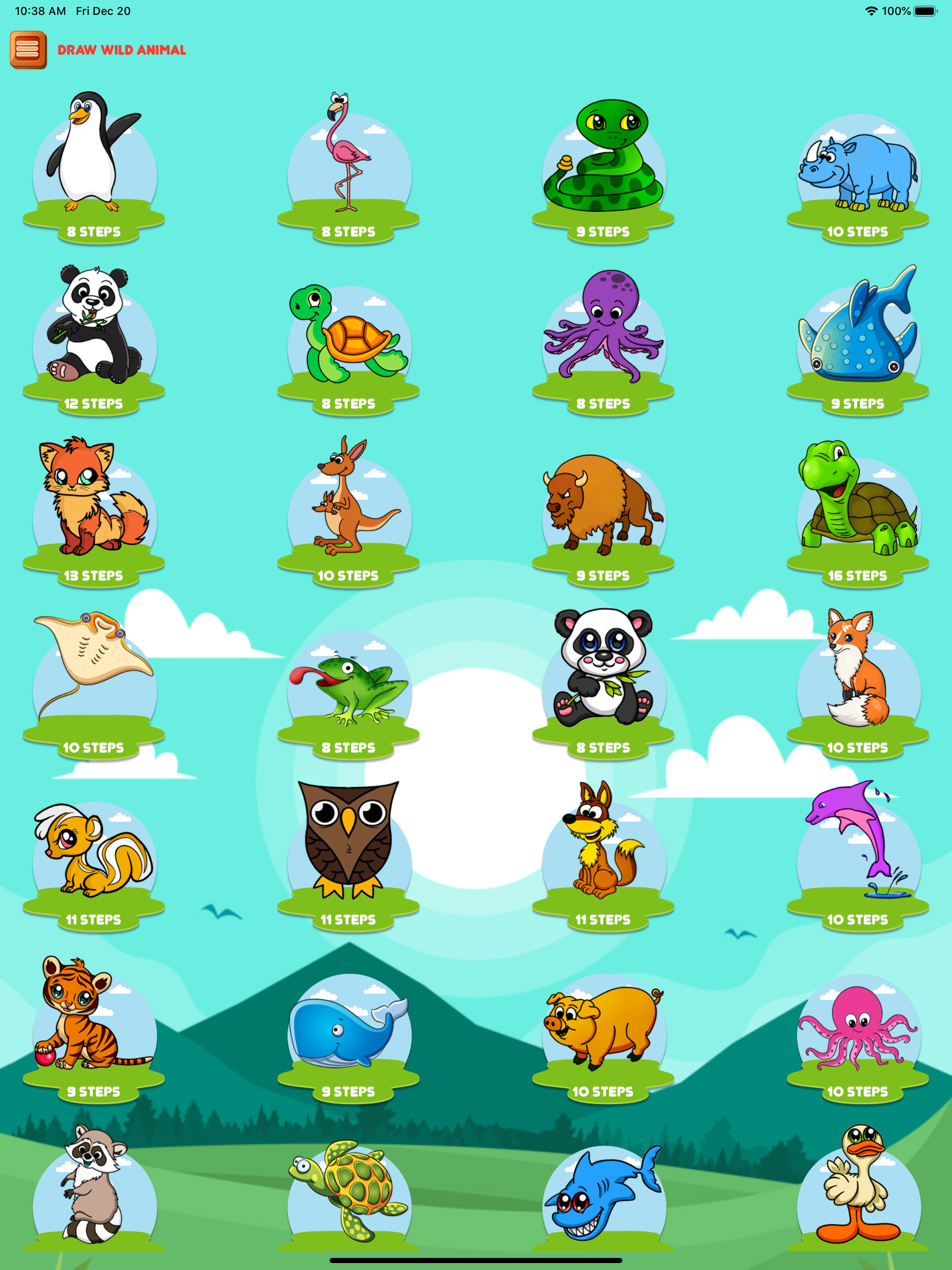 Draw Animals Step by Step