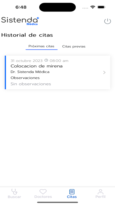 Sistenda Médica Screenshot