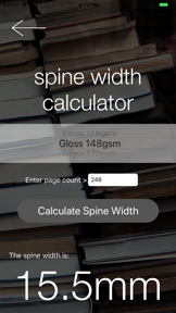 Spine Calc screenshot