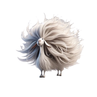 Long Haired Goat Stickers