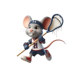 Lacrosse Mouse Stickers