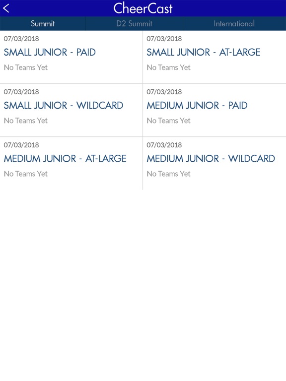 CheerCast iPad screenshot 4 - Sports app