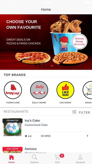 Foodwifi iPhone screenshot 1