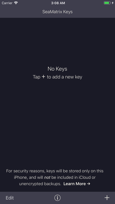 Screenshot #1 pour SeaMatrix Keys