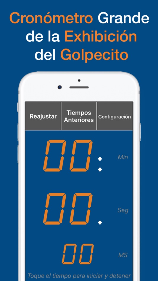 #1. Cronómetro Grande de Golpecito (iOS) 由: David Dempsey
