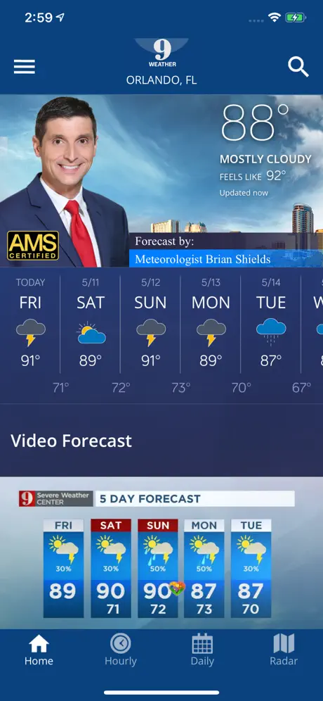 WFTV Channel 9 Weather