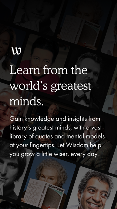 Wisdom: Quotes & Mental Models Screenshot