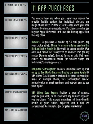 Piercing Release Forms screenshot 2