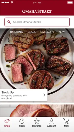 Omaha Steaks screenshot 1