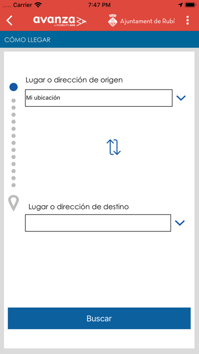 Rubí-bus Screenshot
