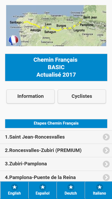 Screenshot #1 pour Guide du Camino Francés