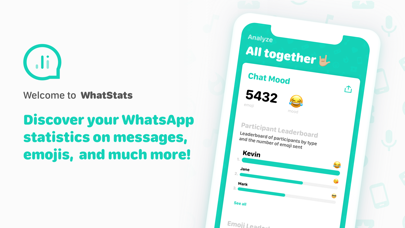 Screenshot #1 pour WhatStats - Chat Statistics