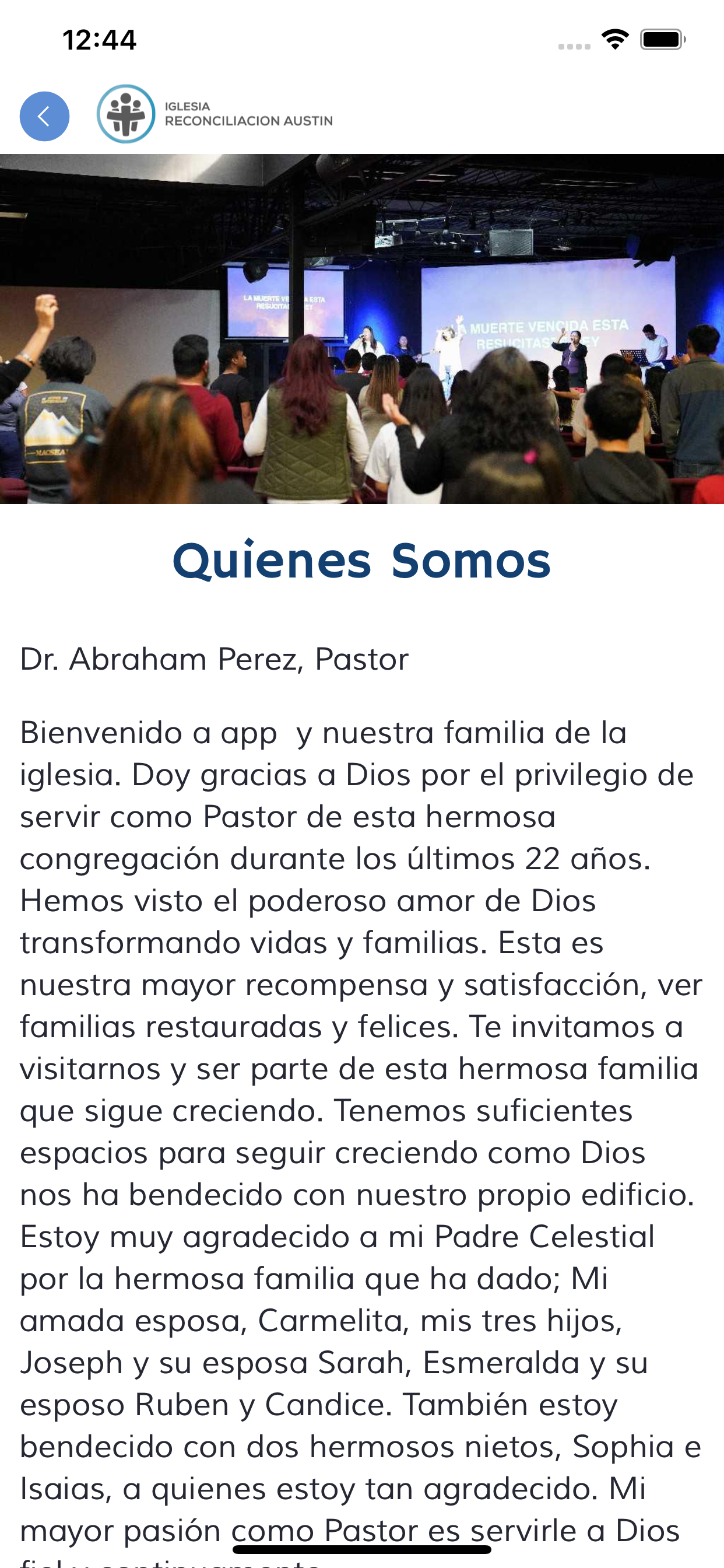 Iglesia Reconciliacion Austin screenshot 4