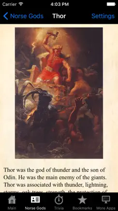 Norse Gods Pocket Reference iPhone image 2