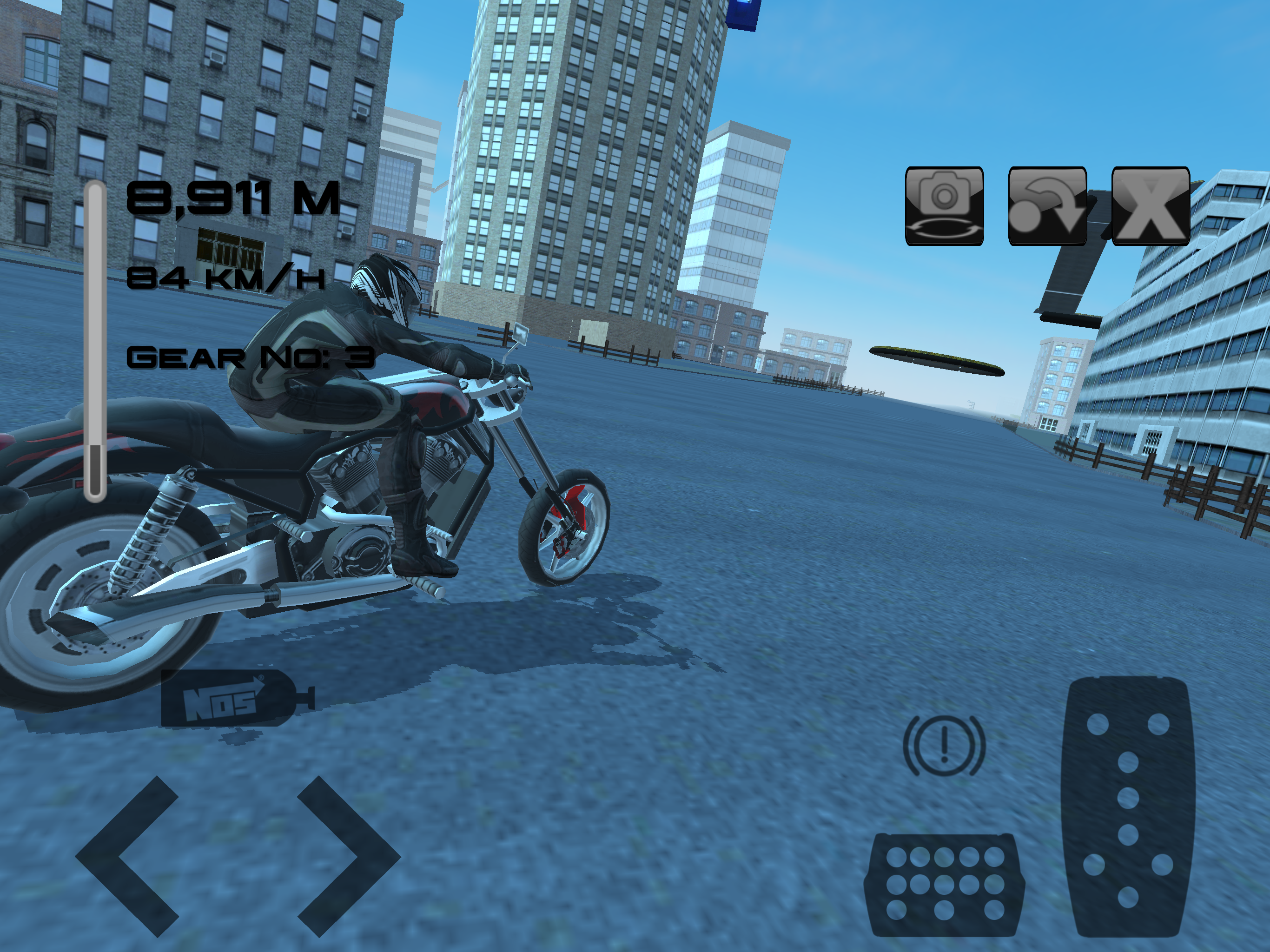 Fast Motorcycle Driver