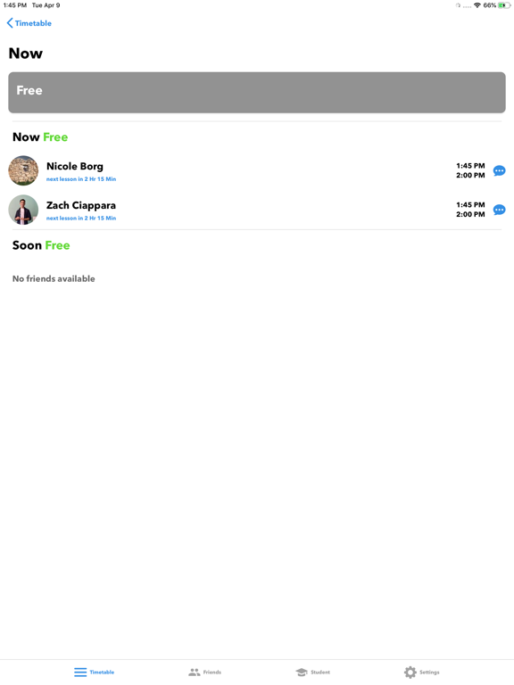 FreeHour Student App iPad screenshot 2 - Education app