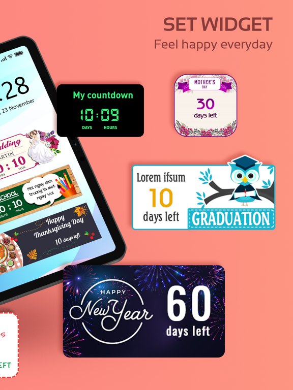 Screenshot #5 pour Widget compte à rebours 321