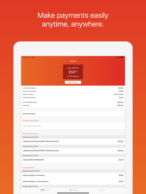 Screenshot #4 pour Blaze Mastercard Mobile
