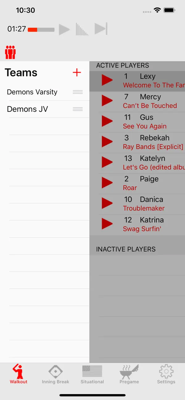 Walkout Song DJ Screenshot 3