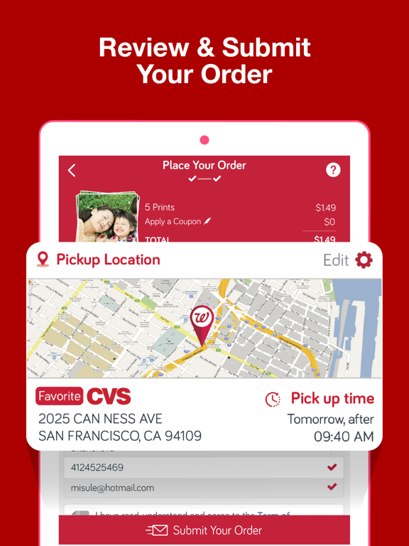 Photo Print: CVS Quick Prints iPad screenshot