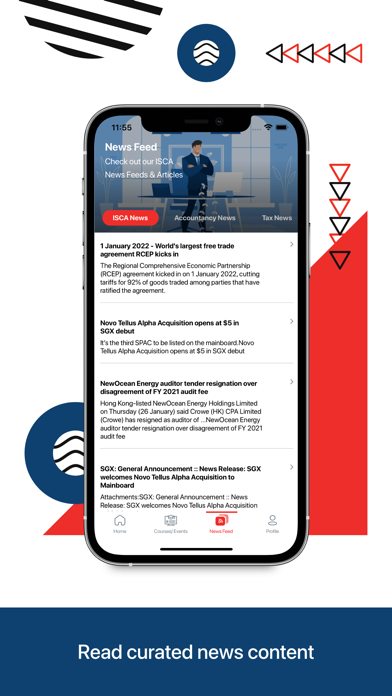ISCA Mobile App Screenshot