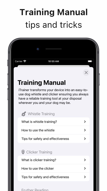 iTrainer Dog Whistle & Clicker screenshot-4