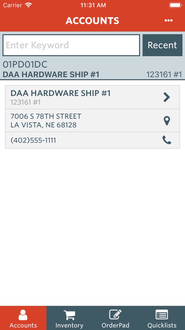 iPhone screenshot