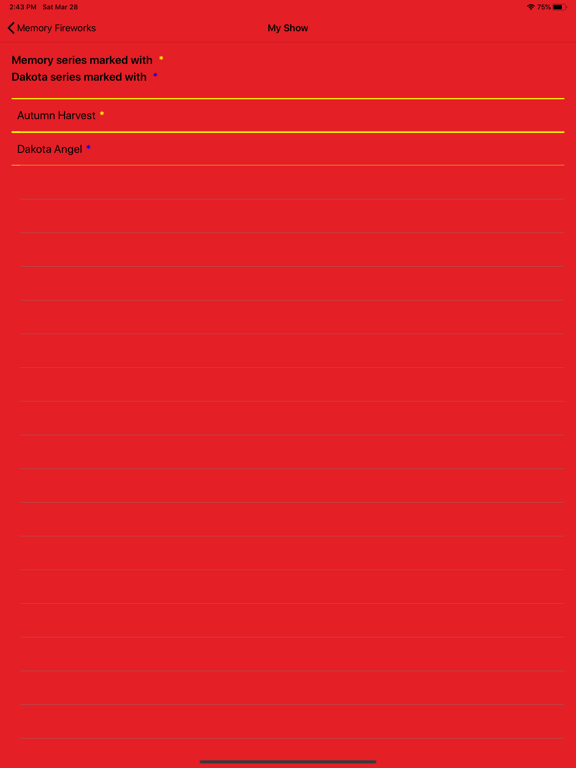 Memory Fireworks iPad screenshot 5 - Shopping app